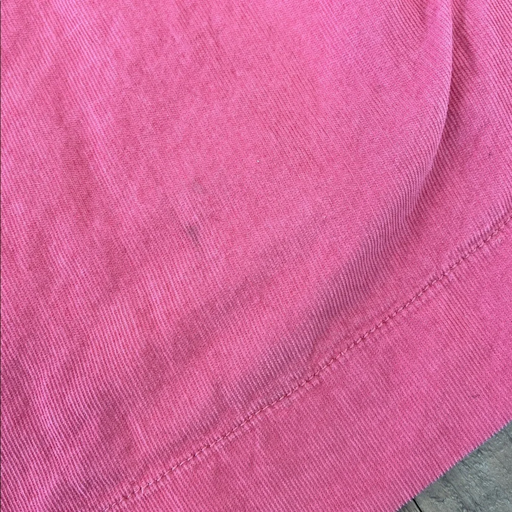 Mini Boden pink corduroy Ruffle dress 5-6 years